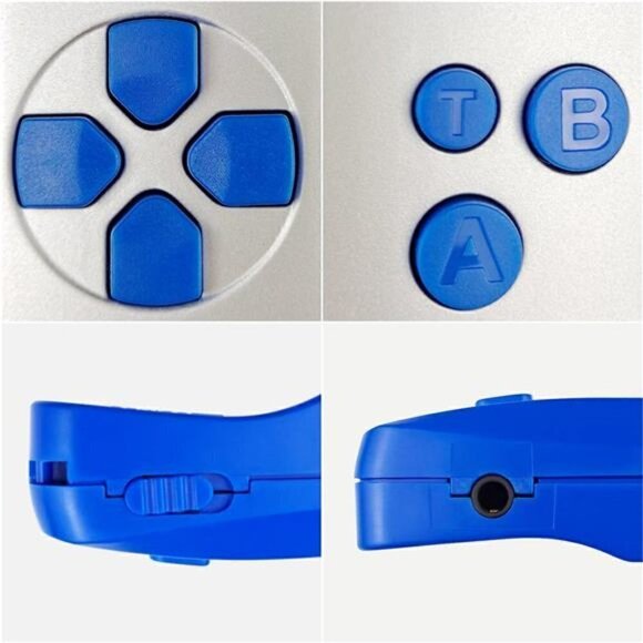 Kids Handheld 168 Built In Games Console Children Ages 4-12 Retro Classic BLUE - Picture 6 of 6